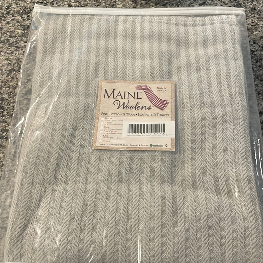 Maine Made King Blanket